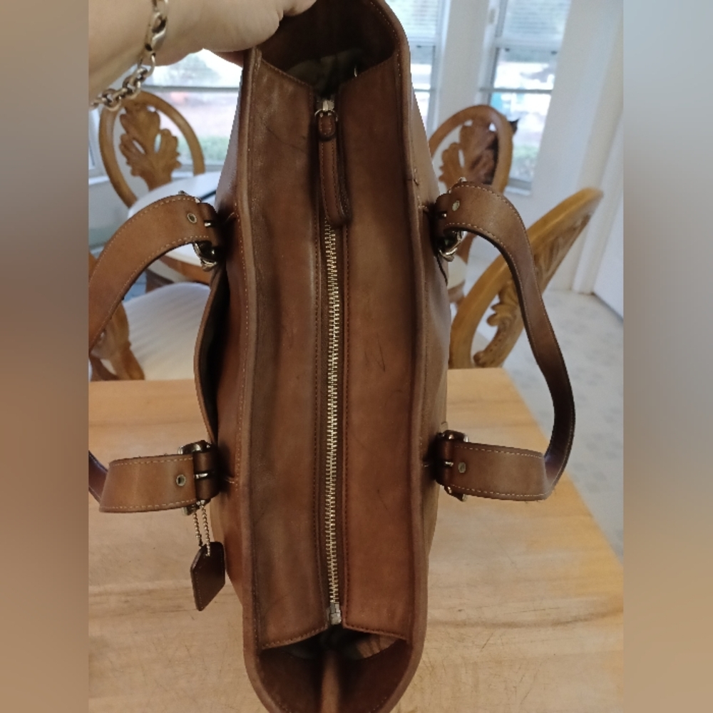 Vintage Leather Coach Bucket Bag Custom - Picture 8 of 16